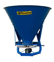 Fleming 450L single disc Fertilizer Spreader