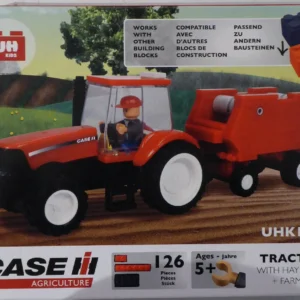 CASE IH Tractor With Baler And Farmer Toy