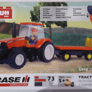 CASE IH Tractor With Trailer And Farmer Toy