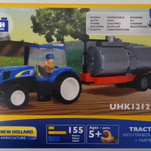 NEW HOLLAND Tractor With Tanker And Farmer Toy